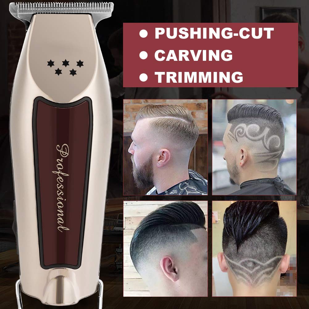 Professional Electric Hair Clipper Rechargeable Adjustable Hair Cutting Machine(US Plug 100-240V) Beauty and Personal Care Marhynchus