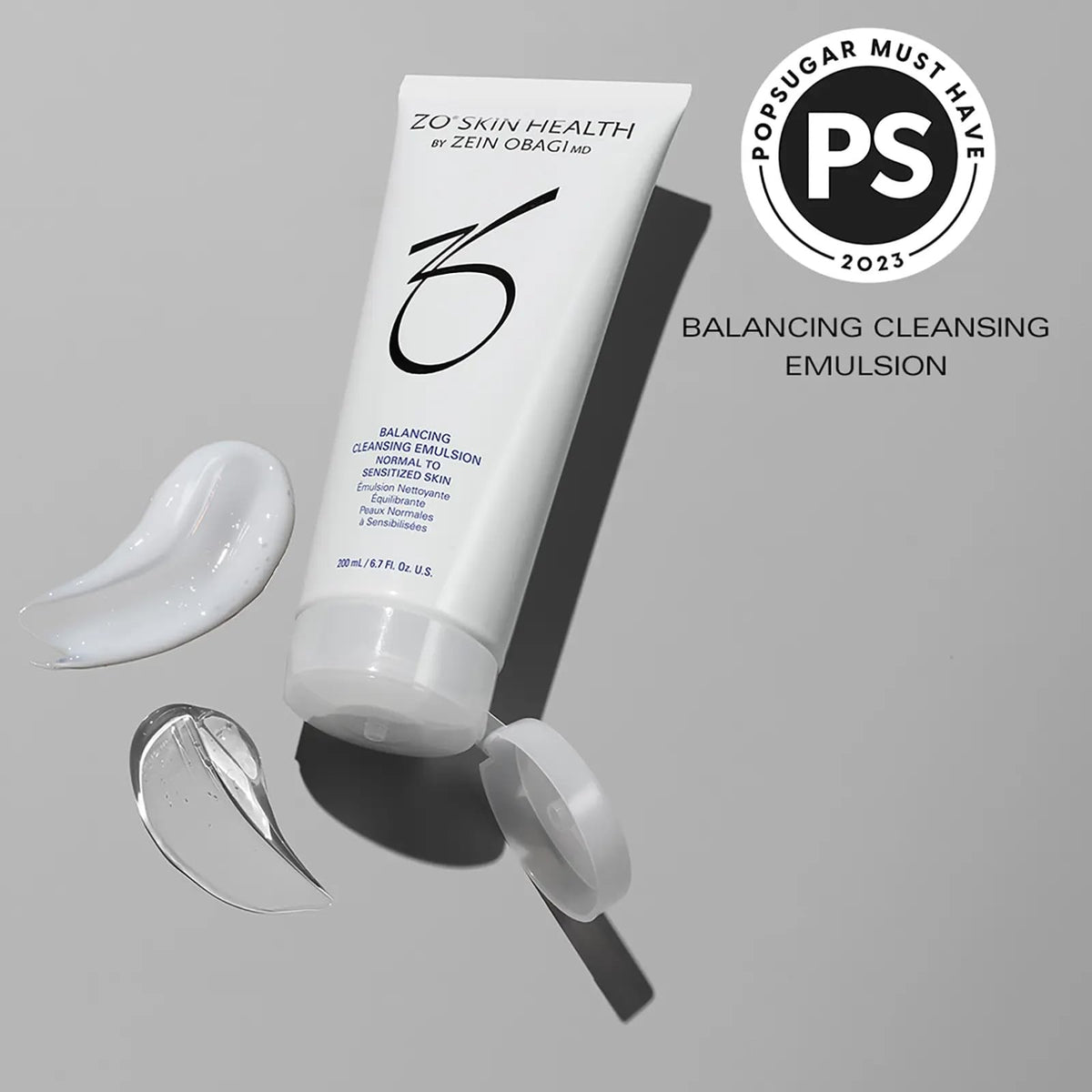 ZO SKIN HEALTH Balancing Cleansing Emulsion Normal to Sensitized Skin 200 ml | 6.7 Fl Oz