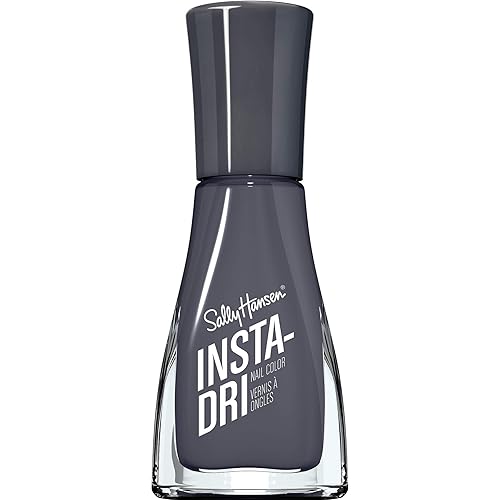 Sally Hansen Insta-Dri, Grease Lightening, Quick Dry, Long Lasting, Opaque, Shiny Black Nail Polish Beauty & Personal Care Sally Hansen