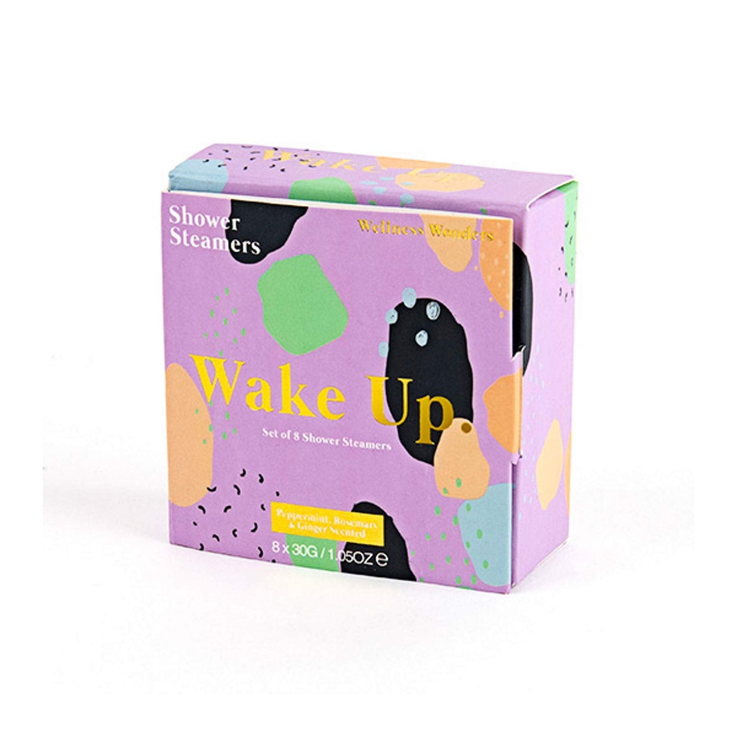 Gift Republic Wake Up Shower Steamers Peppermint, Rosemary & Ginger Scented Aromatherapy Pack of 8 Bombs Pampering Set Beauty and Personal Care Gift Republic