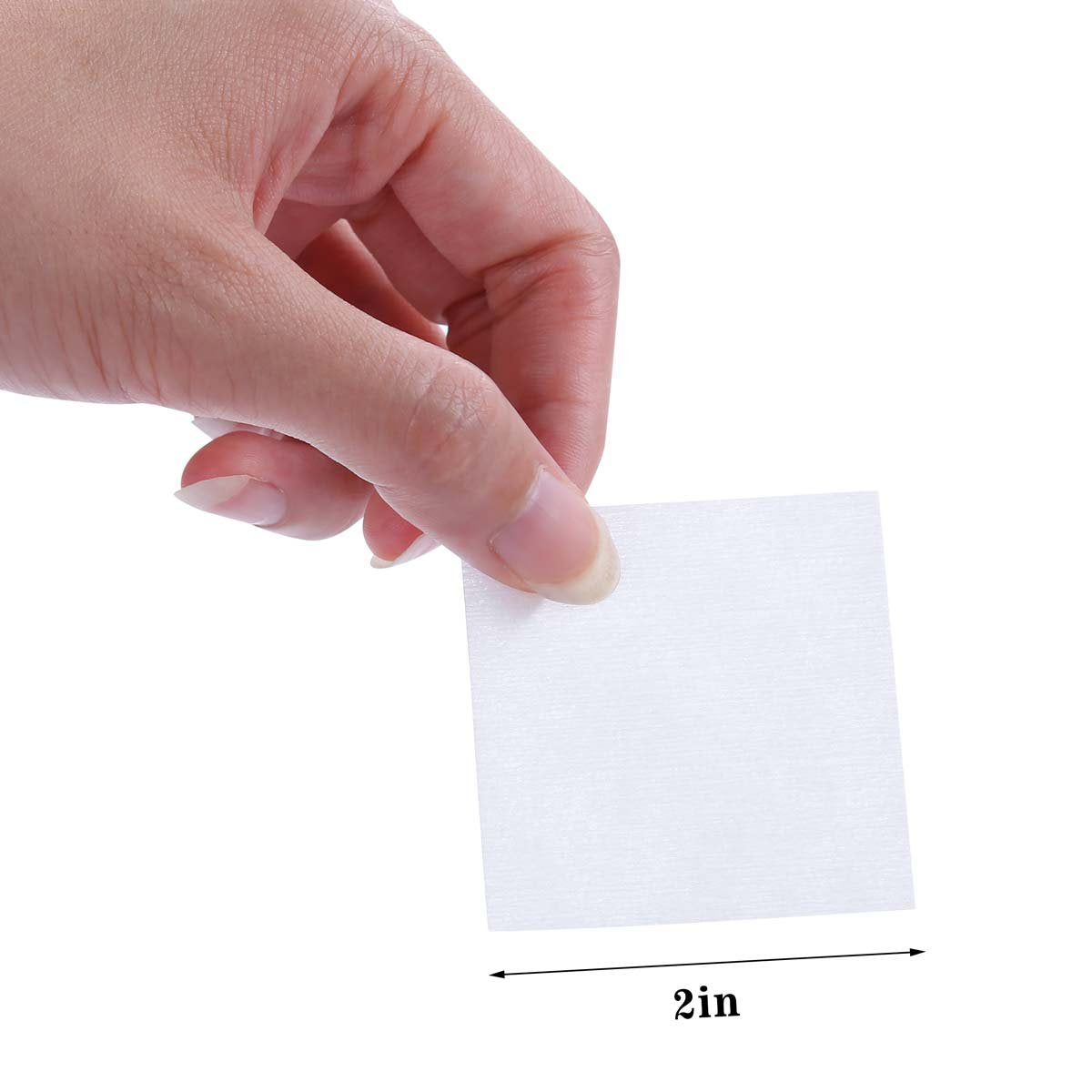 975 Pieces Lint Free Nail Art Gel Polish Remover Cotton Pad Nail Wipe With 1 Pcs Cuticle Double Head Pusher Remover Tool Beauty & Personal Care Tbestmax