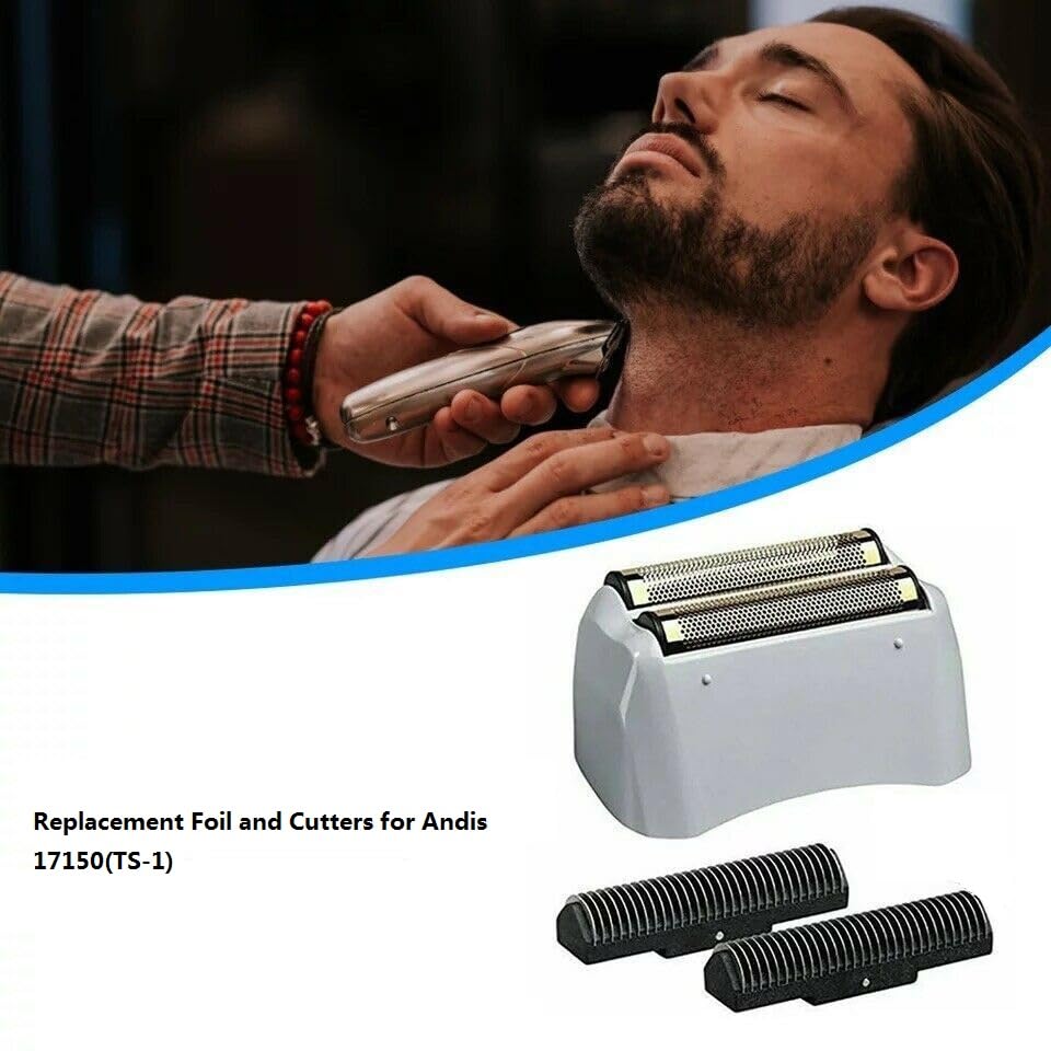 Shaver Replacement Foil and Cutters for Andis 17150 17200 TS-1 TS-2 Washable 3D Replaces #17155 Shaving Blade Beauty and Personal Care Tuchaolan