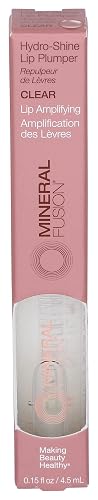 Mineral Fusion Hydro-Shine Lip Gloss Plumper, Clear, 0.15 Ounce Beauty & Personal Care Mineral Fusion