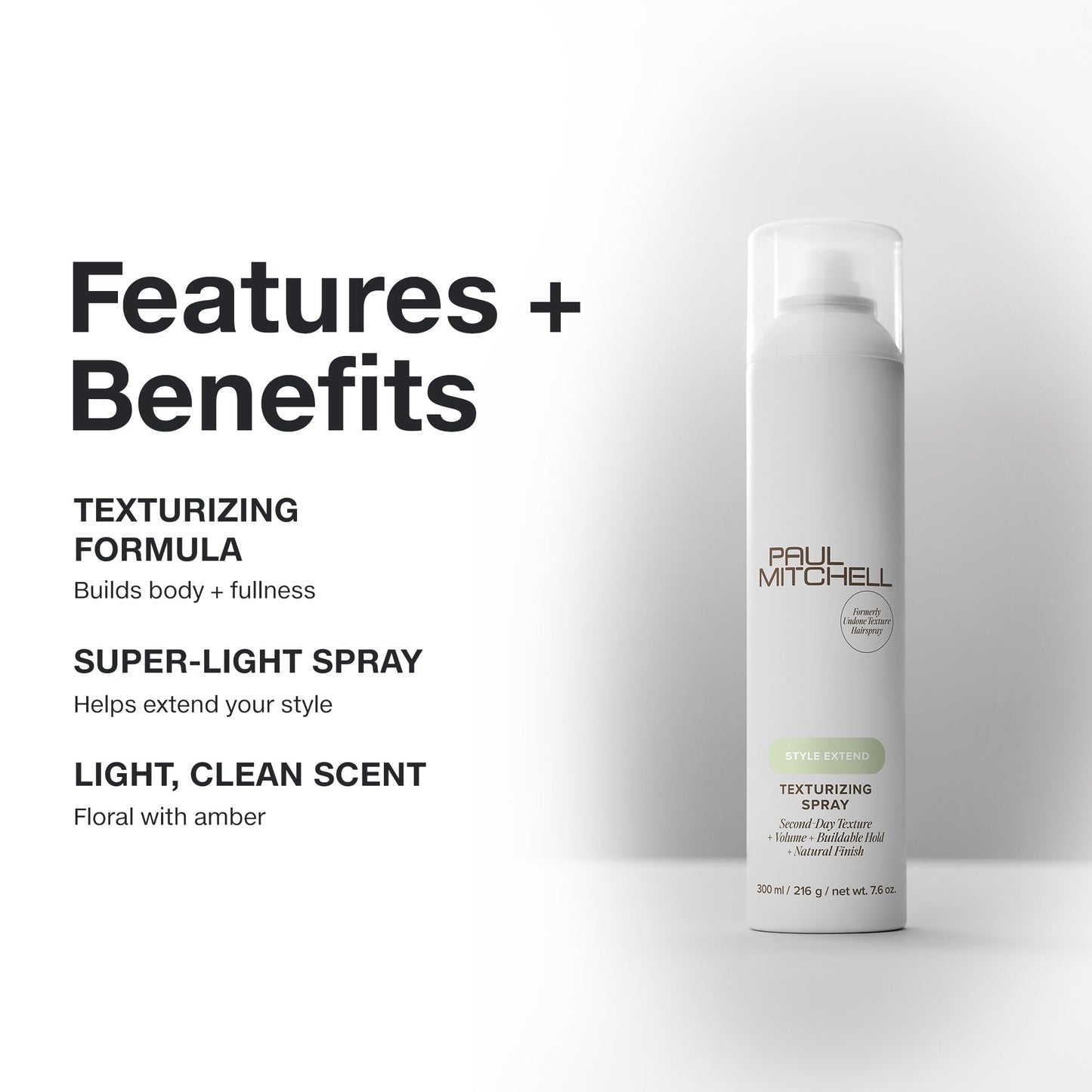 Paul Mitchell Texturizing Spray, Defines Texture + Builds Volume, For All Hair Types, 7.6 oz Beauty & Personal Care Paul Mitchell