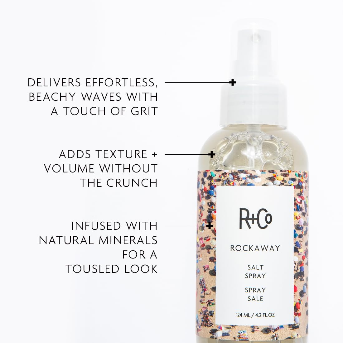 R+Co Rockaway Salt Spray 124 ml / 4.2 oz Beauty & Personal Care R+Co
