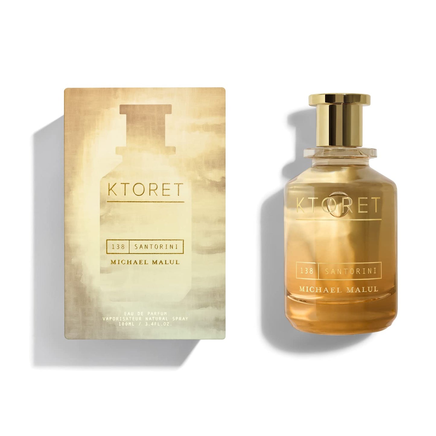 Michael Malul KTORET 138 Santorini Eau de Parfum for Men - 100ml | 3.4oz Beauty & Personal Care Michael Malul