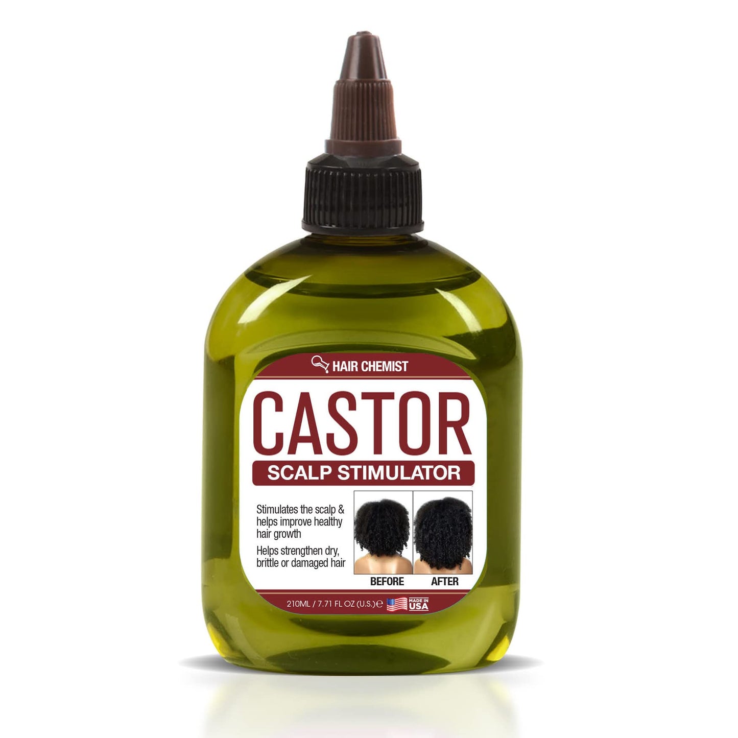 Hair Chemist Pro-Growth Castor Oil Scalp Stimulator 7.1 oz. Beauty & Personal Care Hair Chemist