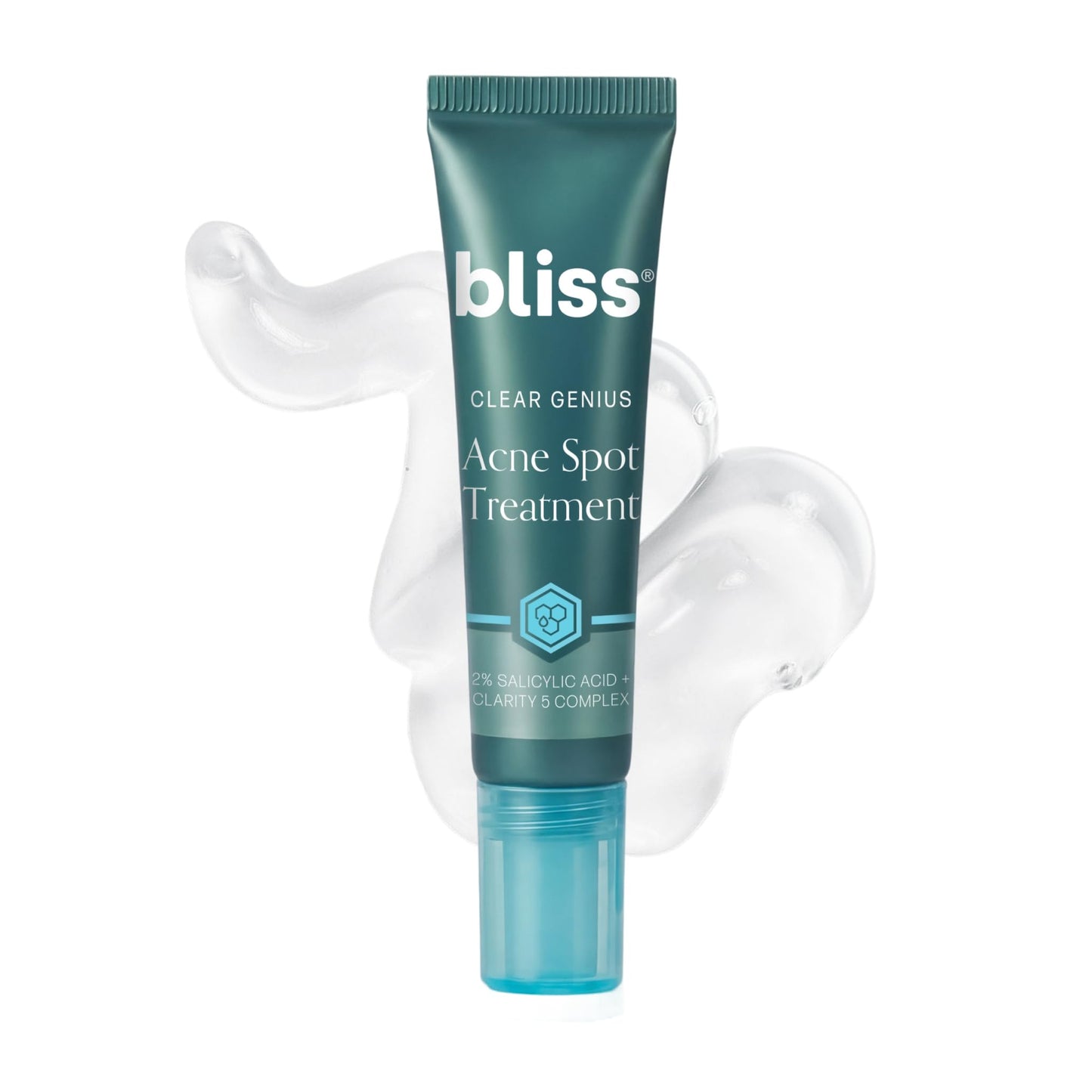 Bliss Clear Genius Acne Spot Treatment - Maximum Strength 2% Salicylic Acid Shrinks Blemishes - Clean, Vegan, Cruelty-Free, 0.5 Fl Oz Beauty & Personal Care Bliss