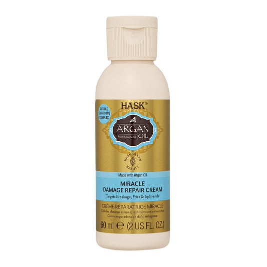 HASK ARGAN OIL Miracle Damage Repair Cream for all hair types, color safe, gluten free, sulfate free, paraben free Beauty & Personal Care HASK