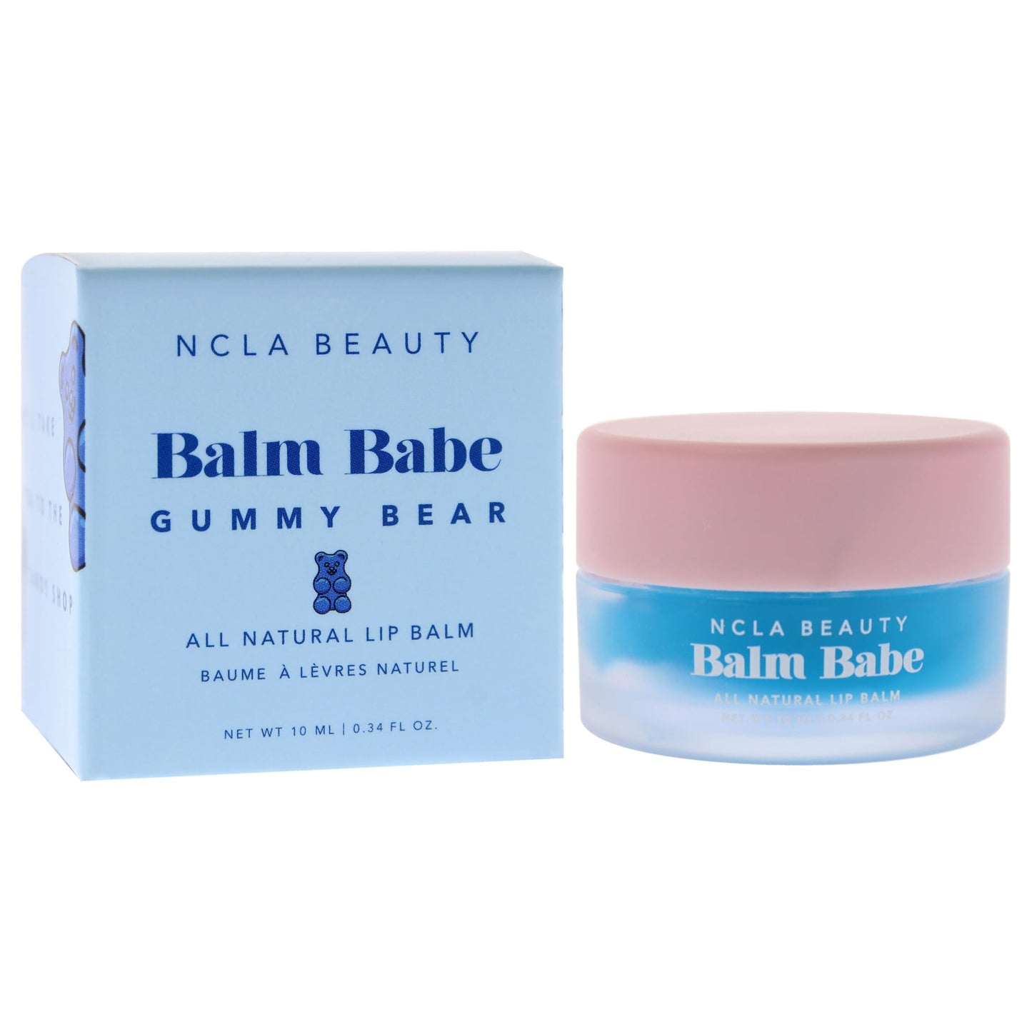 NCLA Beauty Balm Babe All Natural Lip Balm - Moisturizes Lips with Natural Oils - Infused with Vitamin C and E - Gummy Bear - 0.34 oz Beauty and Personal Care NCLA BEAUTY