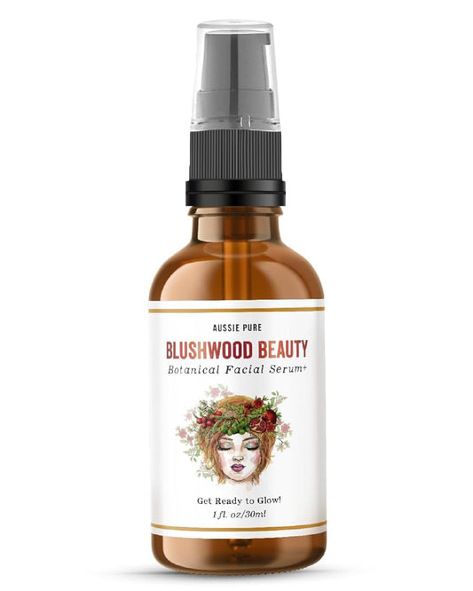 Aussie Pure Blushwood Beauty Botanical Facial Serum, Blushwood Berry (EBC-46) + Kakadu Plum Vitamin C, Antioxidant Hydrating Face Serum for Dewy Glow Beauty & Personal Care Aussie Pure