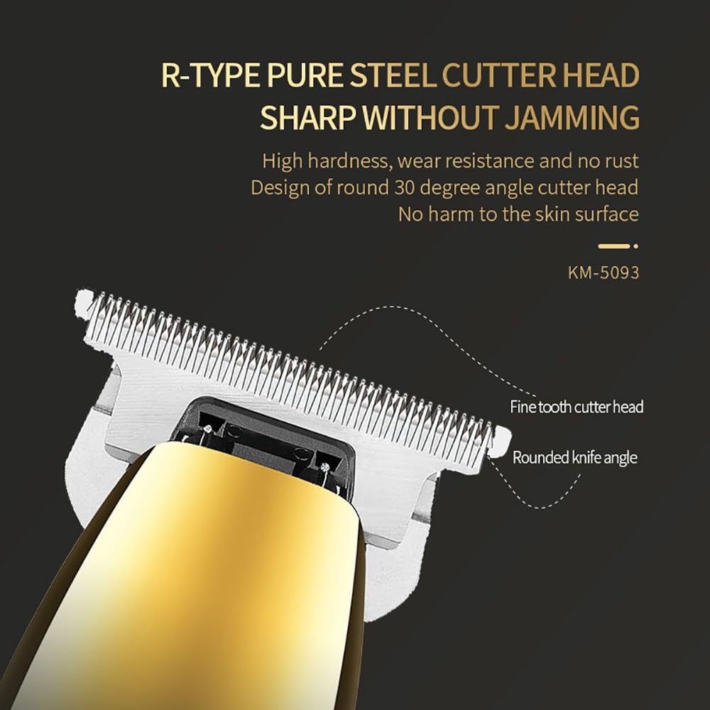 HEYLZBKCF Mens Hair Clippers Clipper Professional Finish Cutting Machine Beard Trimmer 0mm Skin Cut Electric Cutter Rechargeable Beauty and Personal Care HEYLZBKCF