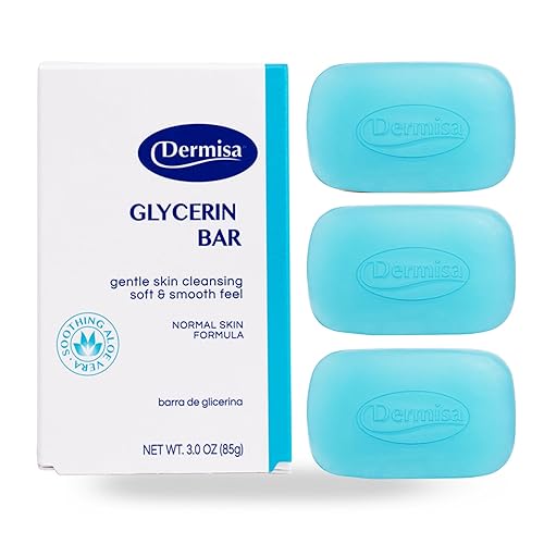 Dermisa Glycerin Bar with Aloe Vera | Helps to Gently Cleanse All Skin Types, Sensitive and Oily Skin | Contains Aloe Vera | NO PARABENS, NO SULFATES Beauty & Personal Care Dermisa
