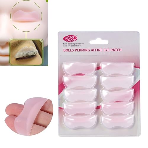 5Pairs/Set Silicone Eyelash Perming Curler, 3D Eyelash Perming Curling Pad Patch Eyelash Pad False Lashes Extension Makeup Tool for Eyelash Perm Beauty & Personal Care Vruping