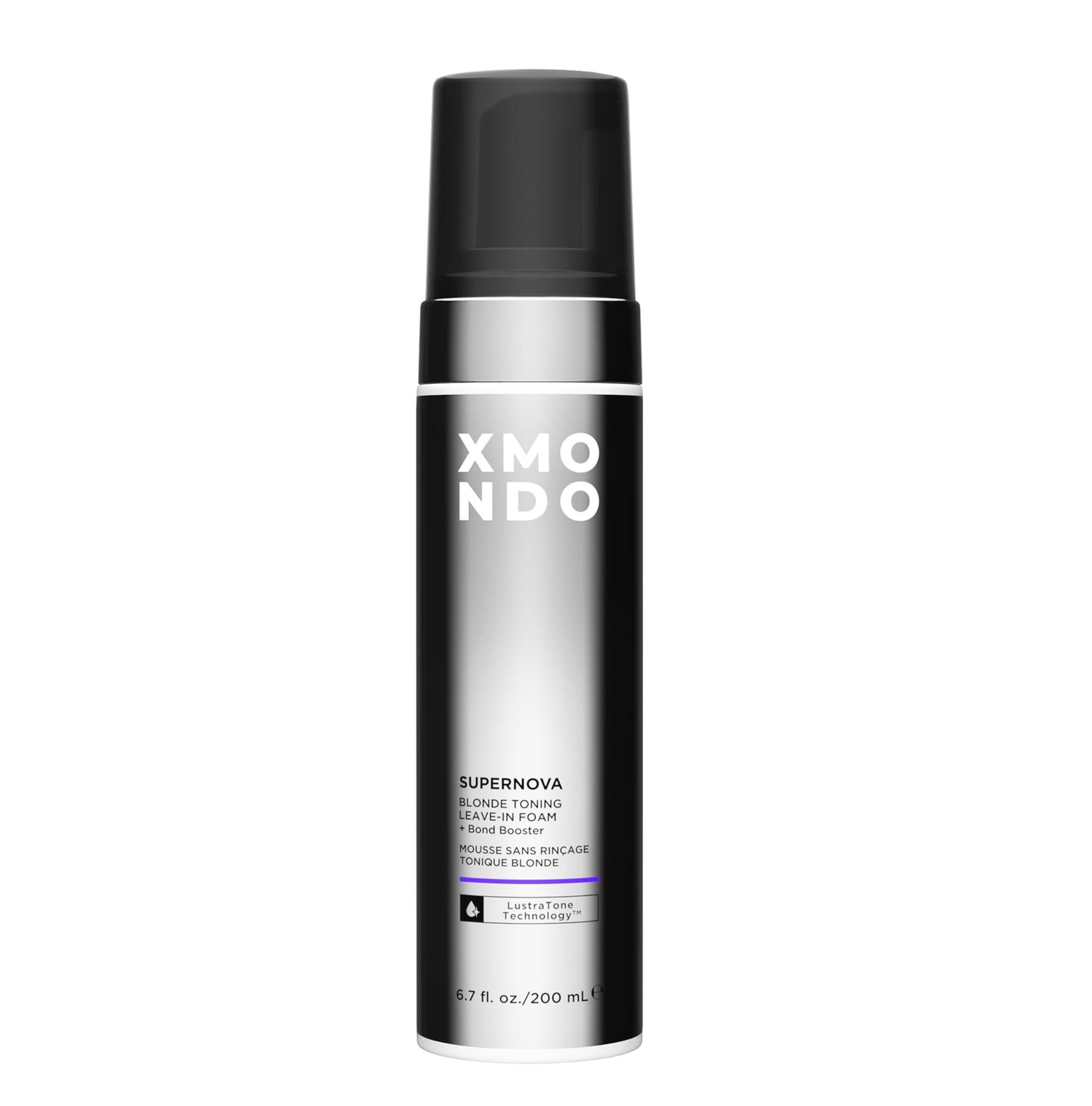 XMONDO Hair Supernova Blonde Toning Leave-In Foam, Vegan Formula Hair Toner Foam for Reducing Brassy and Yellow Tones on Blonde, Highlighted, and Gray Beauty & Personal Care XMONDO