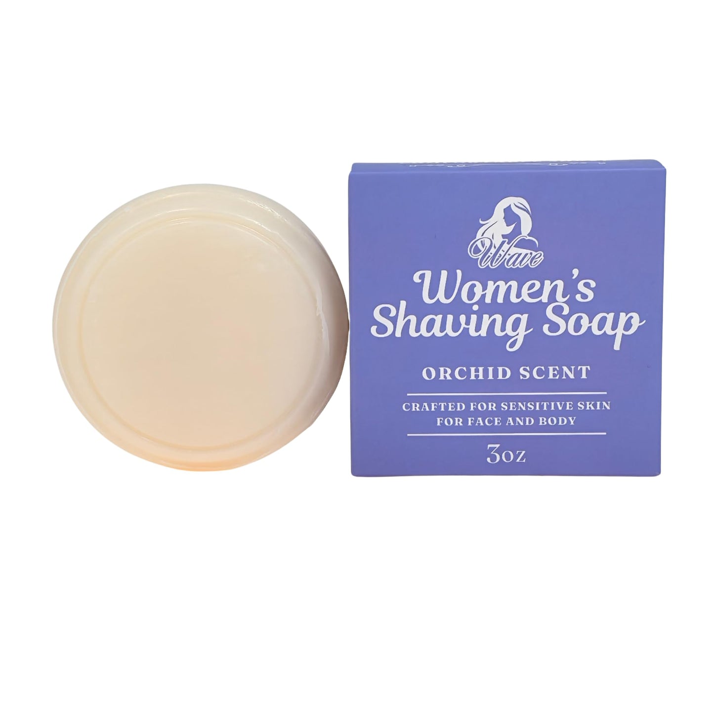Orchid Scented Shaving Soap for Women - Shea Butter Enriched Moisturizing Bar for Sensitive Skin - Long-Lasting, Smooth Shave for Legs, Underarms Beauty and Personal Care G.B.S