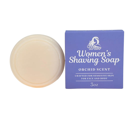 Orchid Scented Shaving Soap for Women - Shea Butter Enriched Moisturizing Bar for Sensitive Skin - Long-Lasting, Smooth Shave for Legs, Underarms Beauty and Personal Care G.B.S