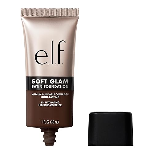 e.l.f. Soft Glam Foundation, Medium Coverage, Long-Lasting & Buildable Foundation For A Smooth, Satin Finish, Vegan , 65 Rich Neutral Beauty & Personal Care e.l.f.
