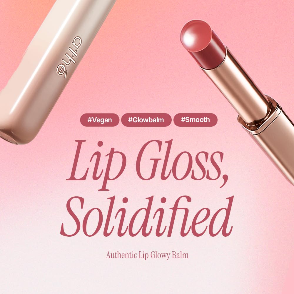athé Glowy Lip Balm - Ceramide + Snow Mushroom - Dry Sensitive Lips Beauty and Personal Care athé