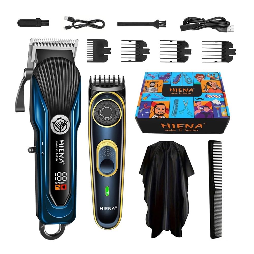 EWKYLSEM Razors Hair Cutting Machine,Professional Barber Machines 2set,USB Charging,knob Adjustment Easy to use,Help You Design Gift Choices(Blue 2 Beauty and Personal Care EWKYLSEM