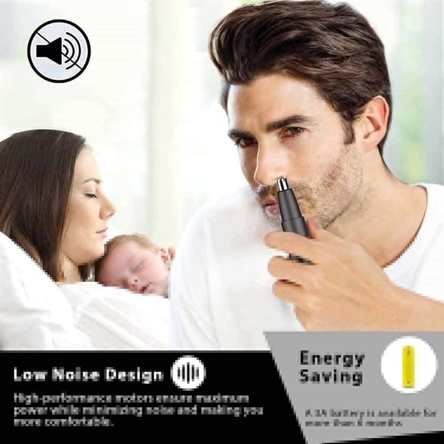 LEONYS Nose and Ear Hair Trimmer - Wet/Dry, Easy to Clean Beauty and Personal Care LEONYS