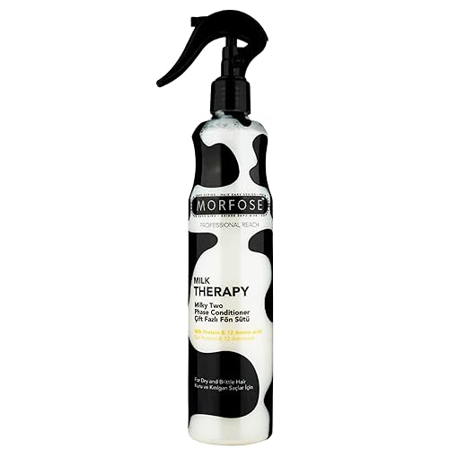 Morfose Professional Two Phase Leave-in Conditioner for Dry, Damaged, or Brittle Strands, Repairs and Protects, Damage, and Split Ends, 13.52 Fl Oz Beauty & Personal Care Morfose