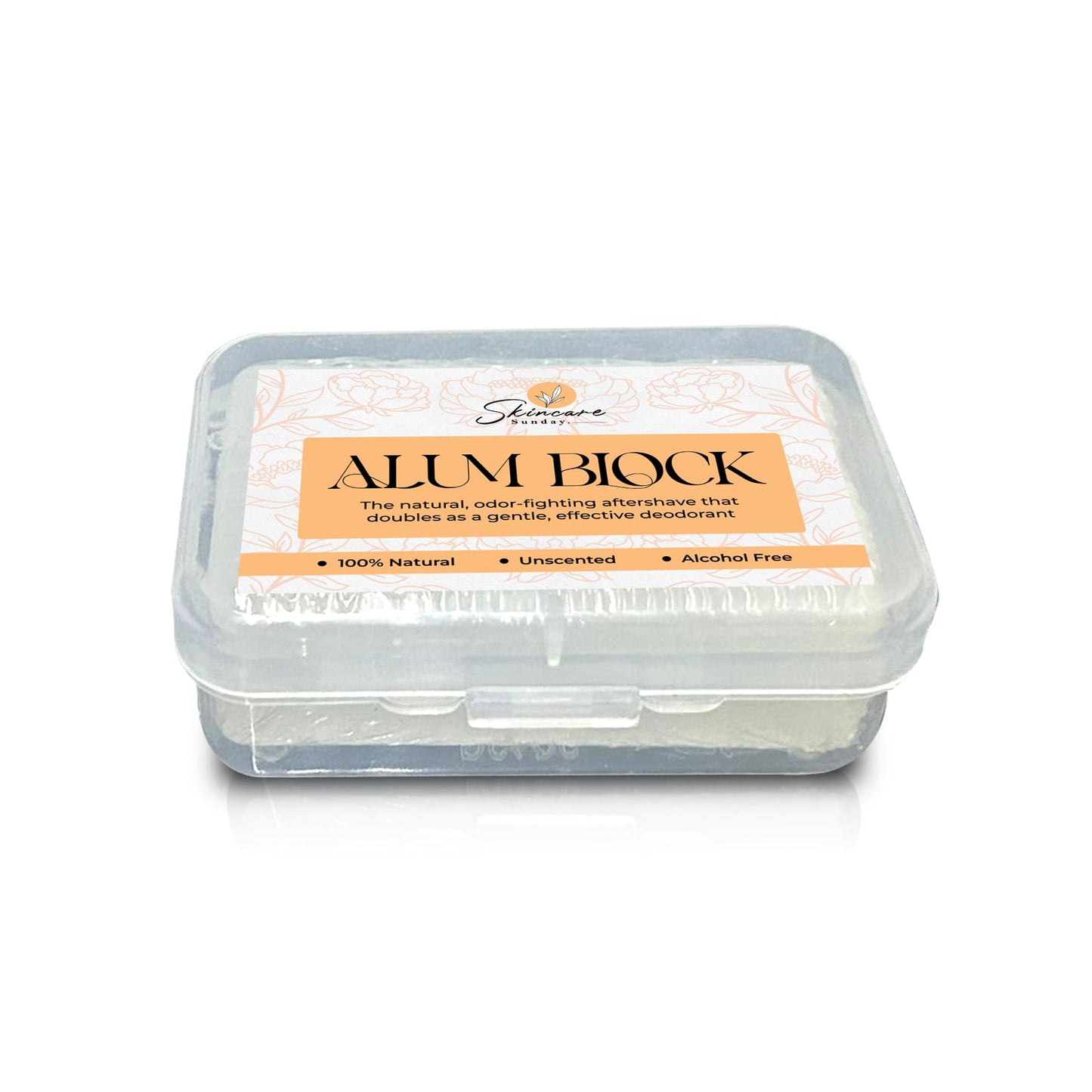 Skincare Sunday Alum Block - 100% Natural Freshness-Enhancing Aftershave - Unscented - Alcohol-Free - Travel-Friendly Skincare Solution Beauty and Personal Care SKINCARE SUNDAY