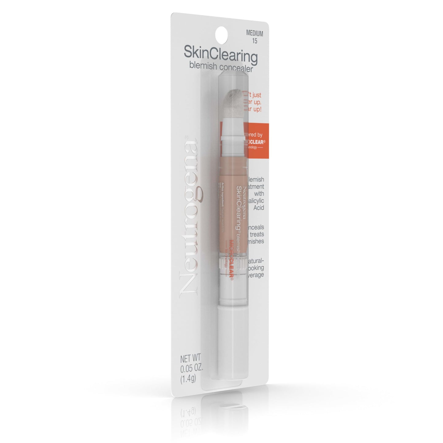 Neutrogena SkinClearing Blemish Concealer Face Makeup with Salicylic Acid Acne Medicine, Non-Comedogenic and Oil-Free Concealer Helps Cover, Treat Beauty & Personal Care Neutrogena