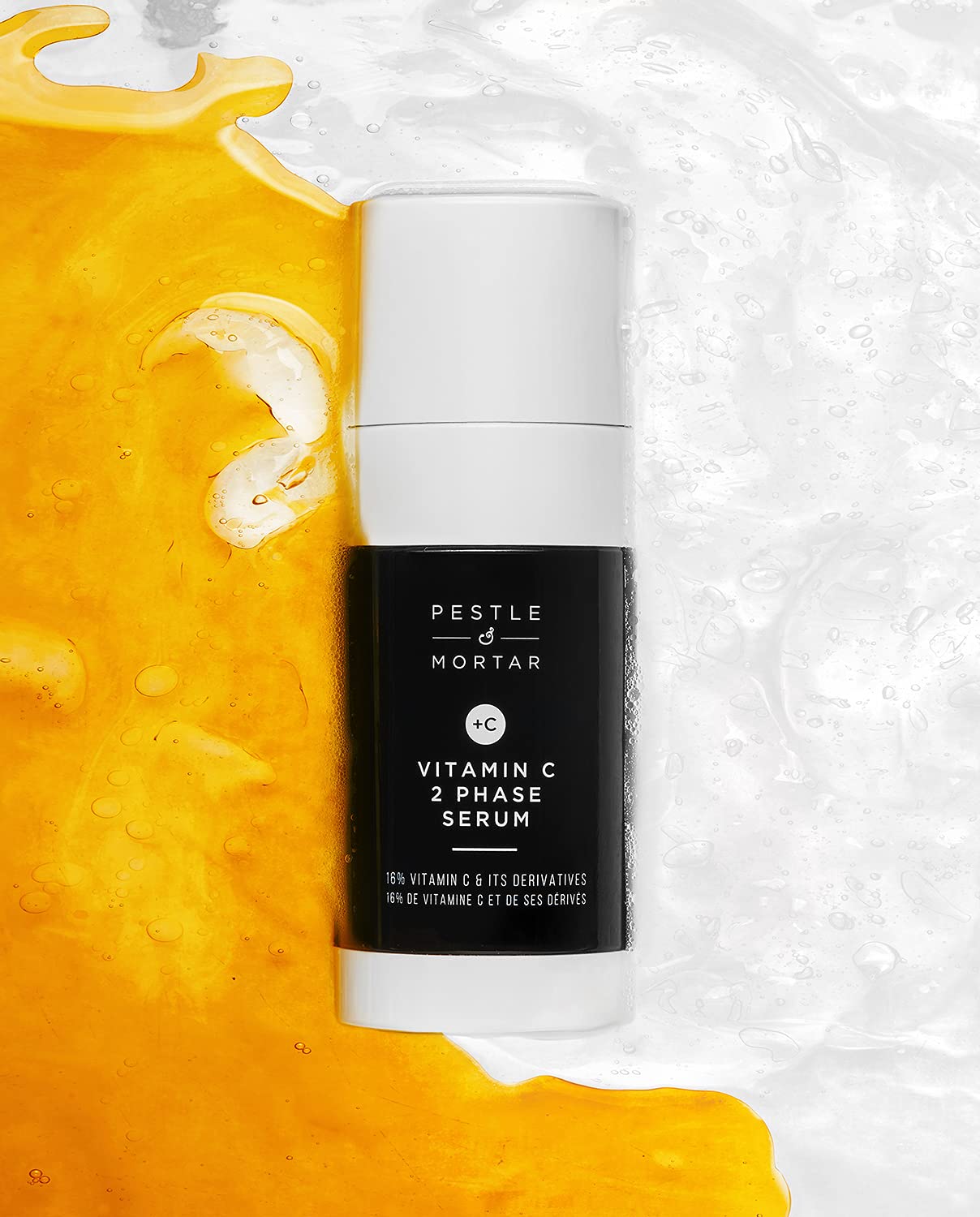 Pestle & Mortar 16% Vitamin C Serum for Face, with Hyaluronic Acid, Vitamin E & Ferulic Acid, Hydrating & Brightening Serum for Dark Spots, Anti Aging Beauty & Personal Care Pestle & Mortar