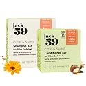 All Natural Shampoo and Conditioner Set for Thick Curly Hair, Bar Shampoo and Conditioner Set to Strengthen Hair, Boost Shine and Reduce Scalp Beauty & Personal Care Jack59