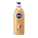 NIVEA Cocoa Butter Body Lotion for Dry Skin with Hyaluronic Acid, Cocoa Butter and Deep Nourishing Serum, 72-Hour Body Moisturizer, 16.9 Fl Oz Pump Beauty & Personal Care NIVEA