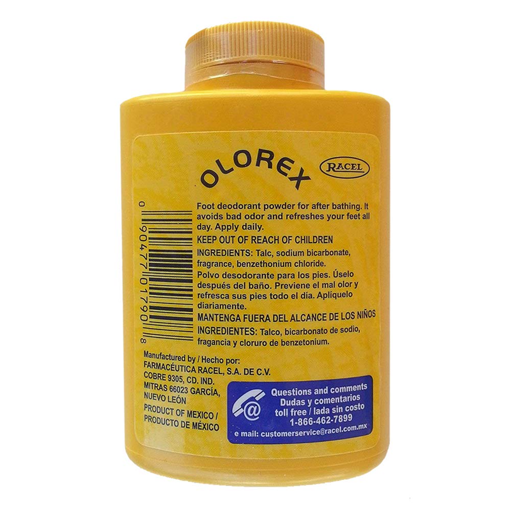 Olorex Foot Deodorant Powder, 7.05 Ounce Beauty and Personal Care Olorex