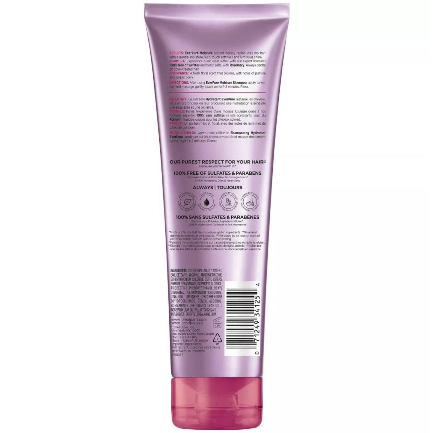 L'Oreal EverPure Rosemary Mint Moisture Conditioner Beauty & Personal Care L'Oreal Paris
