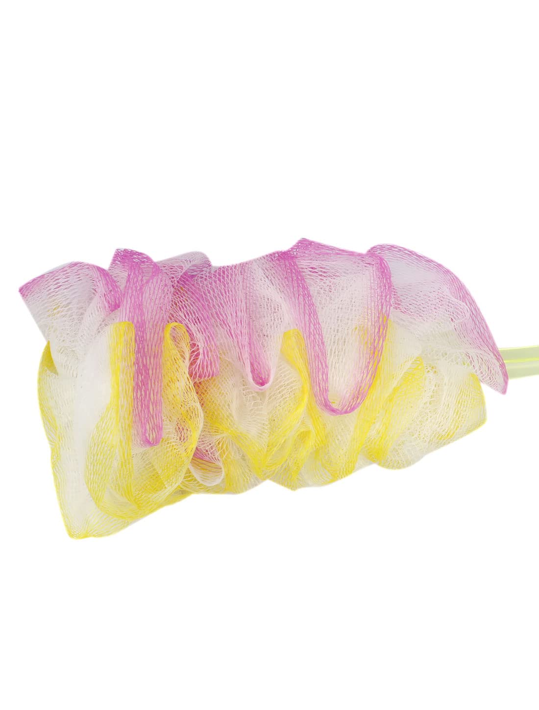 Ruilogod Long Handle Shower Brush Mesh Nylon Back Scrubber Yellow Fuchsia (id: fe6 d3d c98 27f c65 Beauty and Personal Care Ruilogod