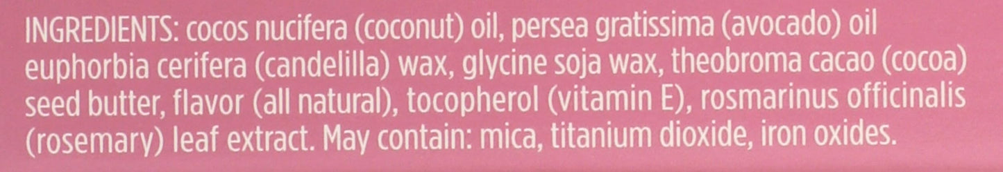 Pacifica Tinted Lip Balm - Color Quench Hydrating Flavored Pink Lip Balm - Guava Berry Flavor - Clear -w/Coconut Oil & Cocoa Butter Natural Clean Beauty & Personal Care Pacifica