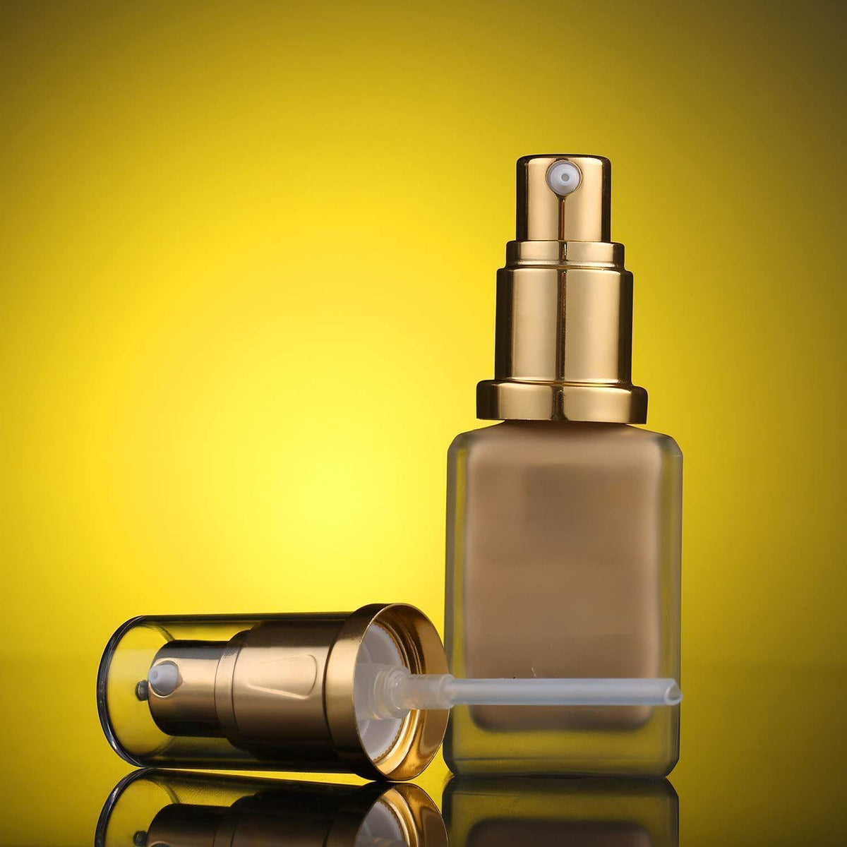 4 Pieces Replacement Foundation Pumps for Double Wear Foundation, Gold Beauty & Personal Care Honoson
