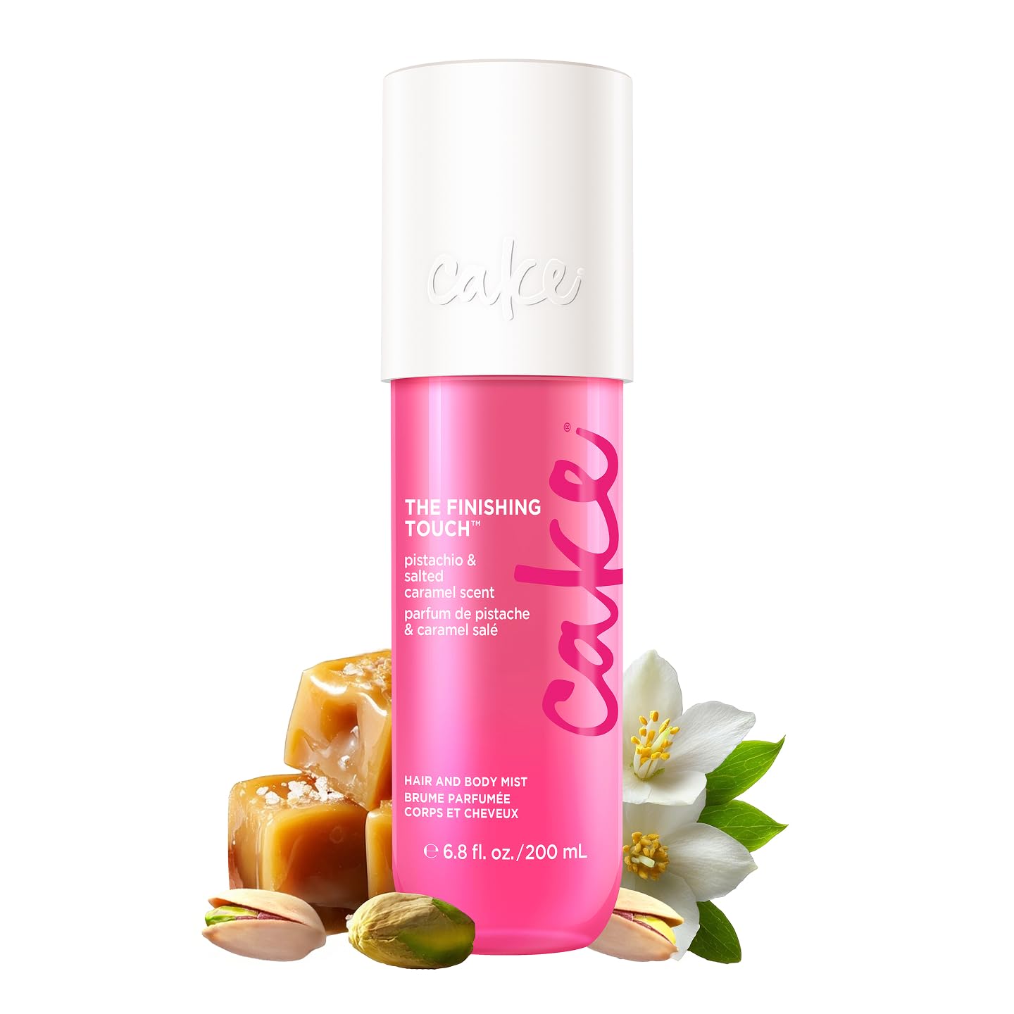 Cake Beauty Hair & Body Mist, The Finishing Touch - Pistachio & Salted Caramel Scent - Infused with Vitamin E & Argan Oil - For All Skin & Hair Types Beauty & Personal Care Cake Beauty