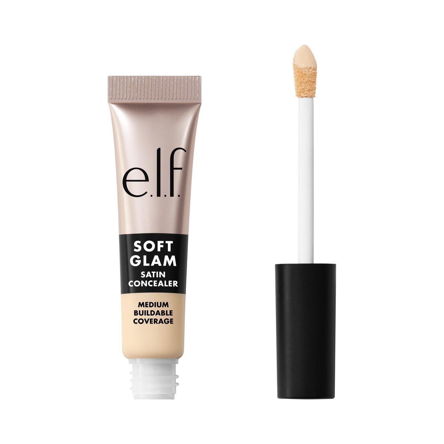 e.l.f. Soft Glam Satin Concealer, Medium Coverage For Blemishes & Under-Eye, Crease-Resistant, Long Lasting, Vegan , 11 Fair Neutral Beauty & Personal Care e.l.f.