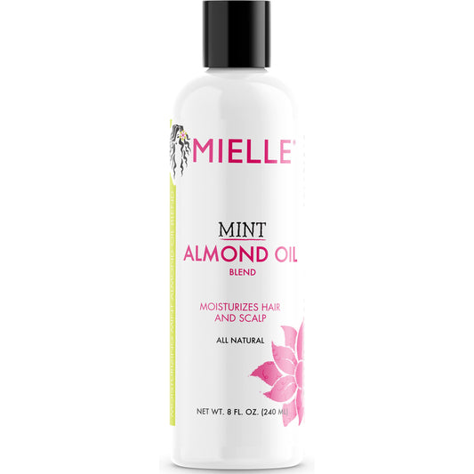 Mielle Organics Mint Almond Oil - Lightweight Dry Scalp Oil to Lock in Moisture and Help Encourage Longer, Healthier Hair - Suitable for All Hair Beauty & Personal Care Mielle Organics