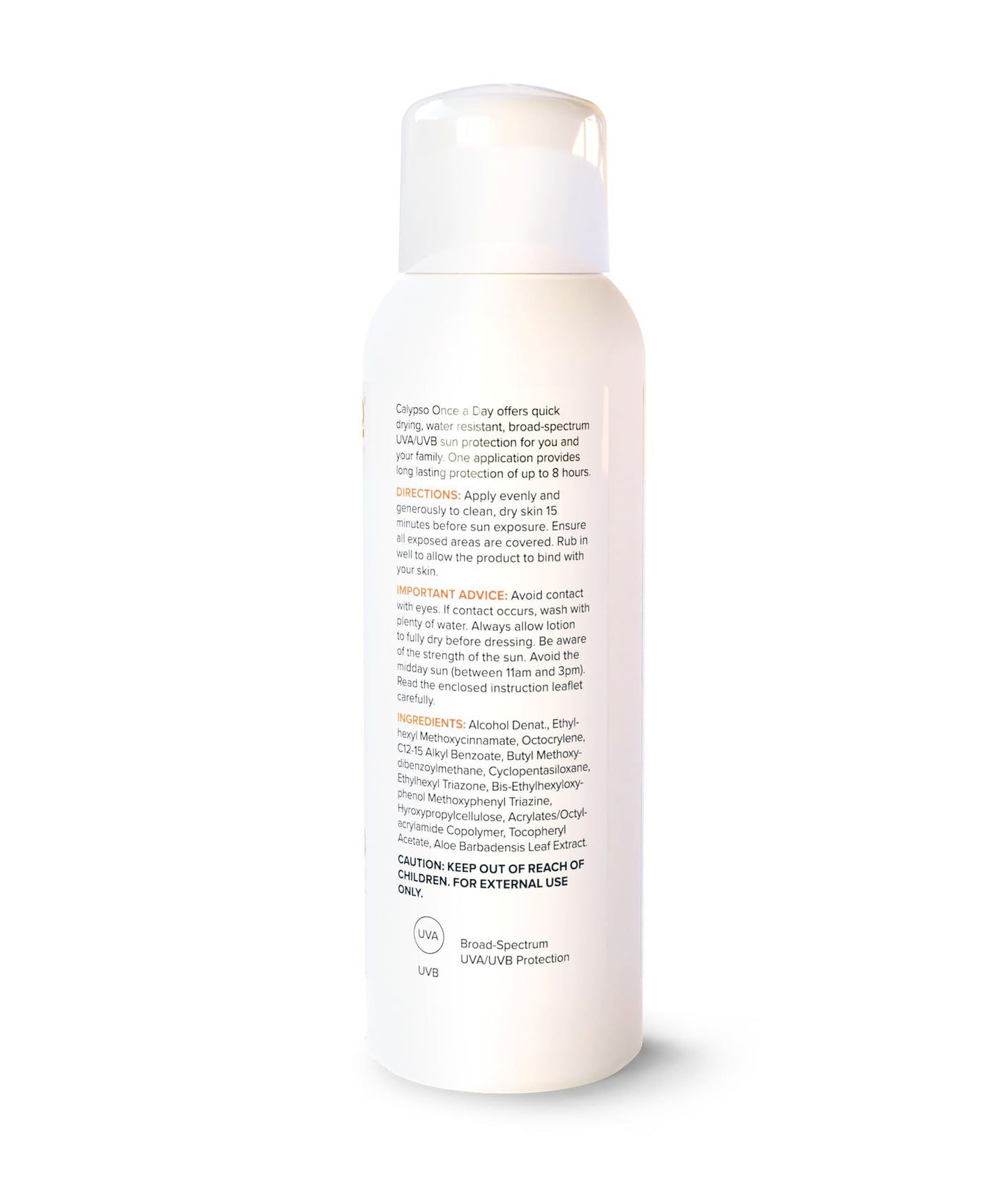 Calypso Once A Day Sun Protection SPF20 Beauty & Personal Care Calypso