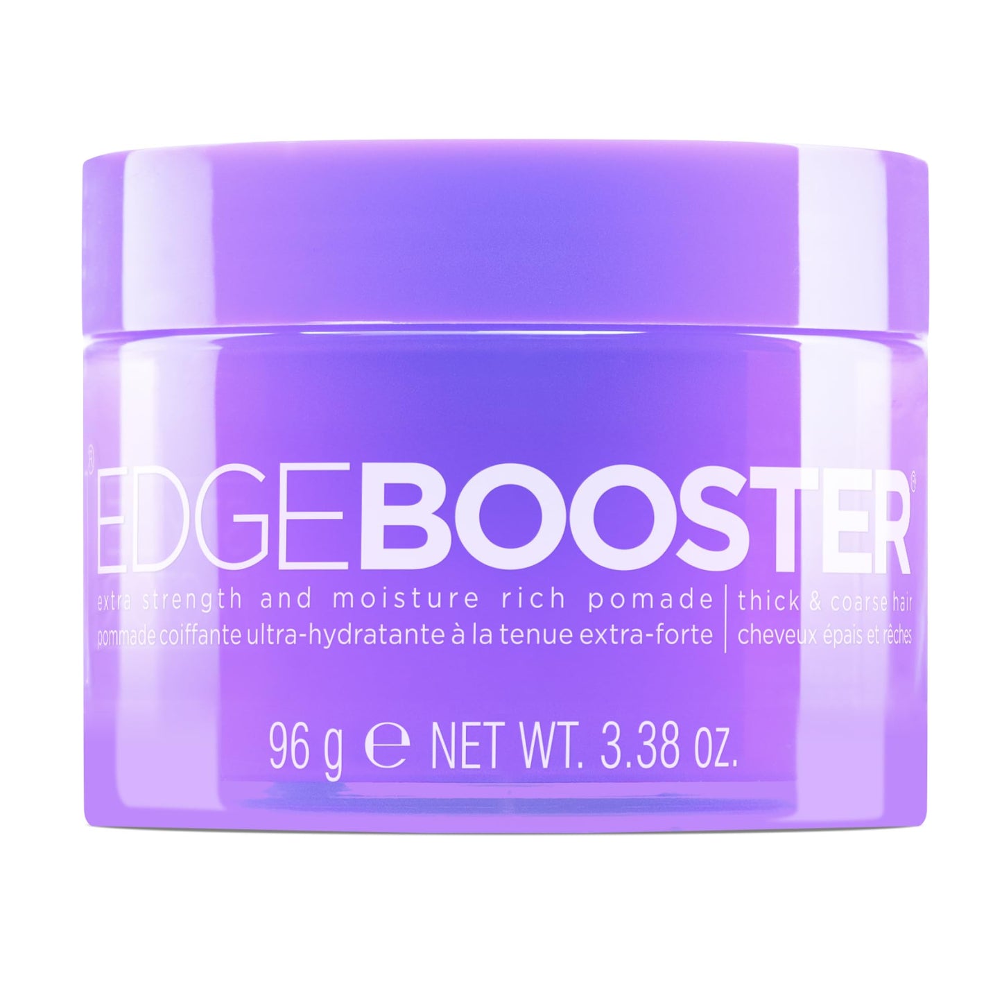 Style Factor Edge Booster Extra Strength & Moisture Rich Pomade | Strong Hold Edge Control Gel for Thick & Coarse Hair | High Shine, Non-Greasy Beauty & Personal Care Style Factor