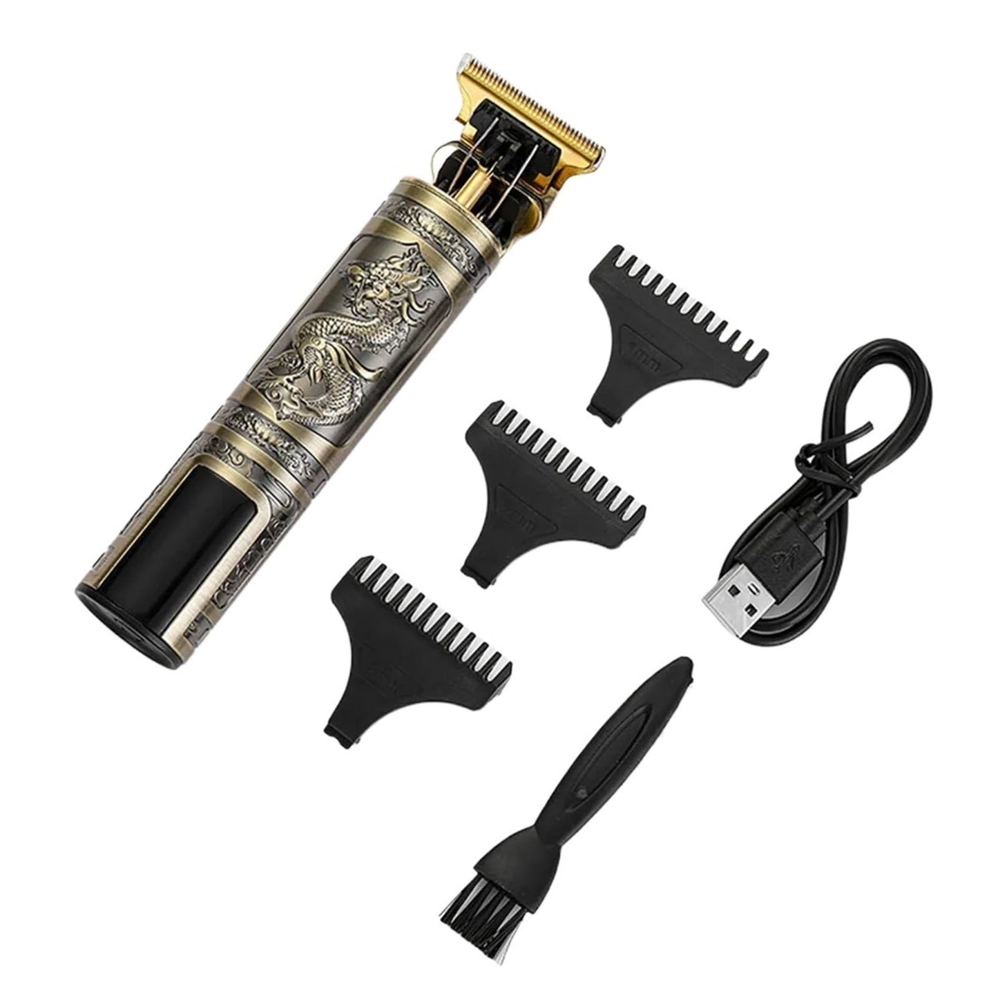 Razors Hairdresser LCD Electric Scissors USB Charging Electric Scissors Retro Oil Head Carving Hairdresser Manufacturer Wholesale Care(Dragon Beauty and Personal Care EWKYLSEM