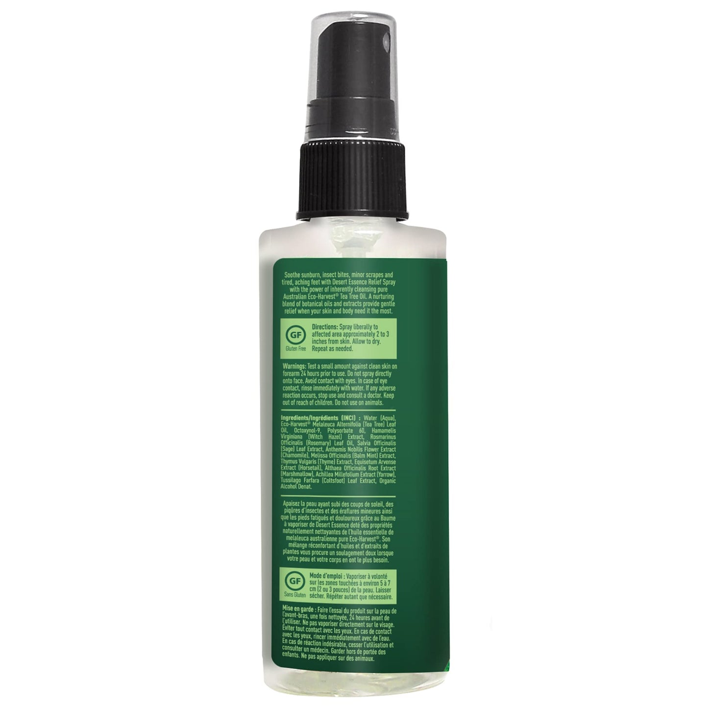 Desert Essence Tea Tree Relief Spray, 4 Ounce -- 6 per case. Beauty & Personal Care Desert Essence