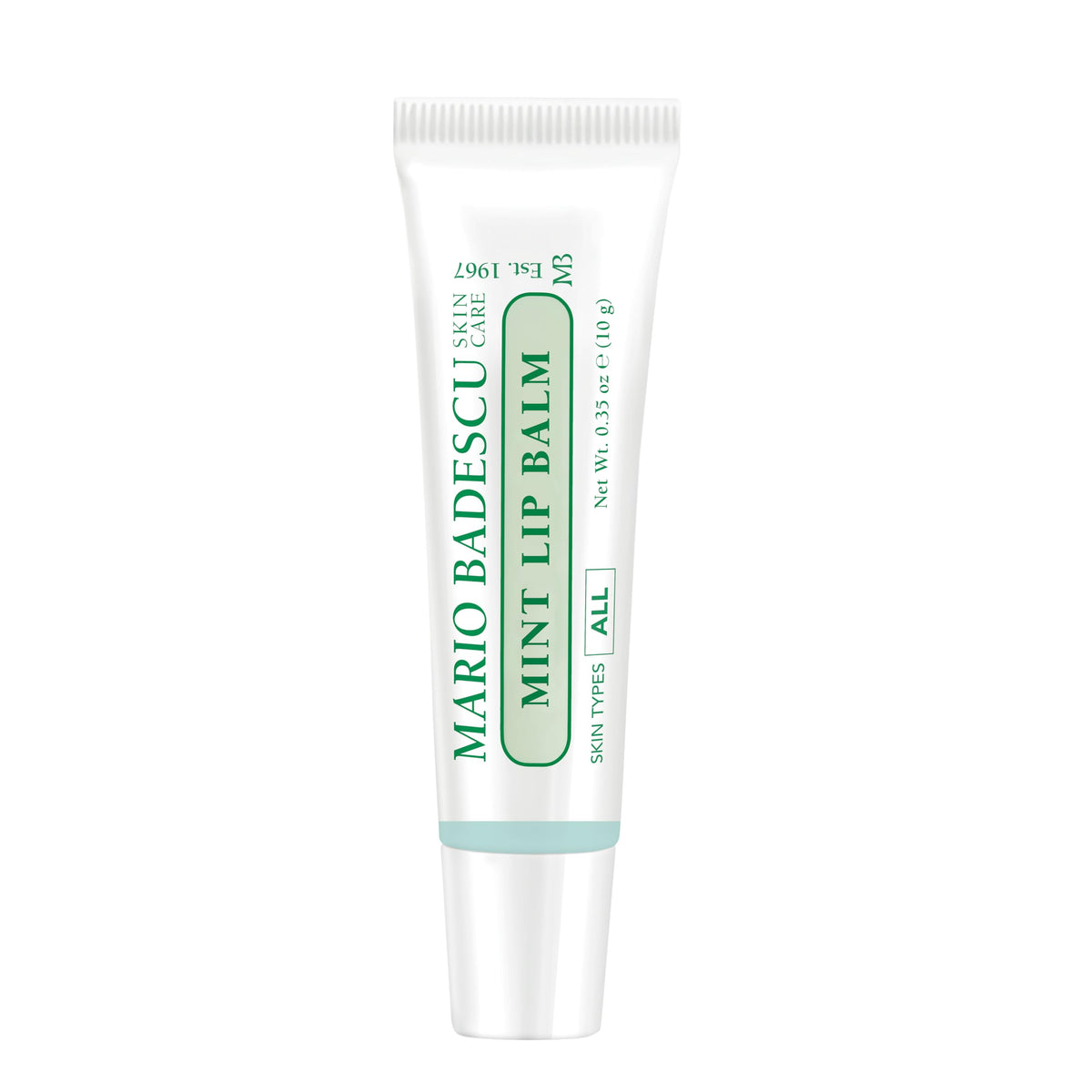 Mario Badescu Moisturizing Mint Lip Balm for Dry Cracked Lips, Infused with Coconut Oil and Shea Butter, Ultra-Nourishing Lip Care Moisturizer Beauty & Personal Care Mario Badescu