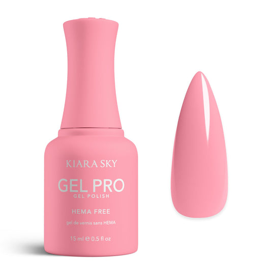 KIARA SKY Gel Pro HEMA-Free Gel Nail Polish | Full Coverage, 28+ Day Wear, Self-Leveling, UV/LED Soak-Off, 0.5 fl oz | Pilates Princess #030