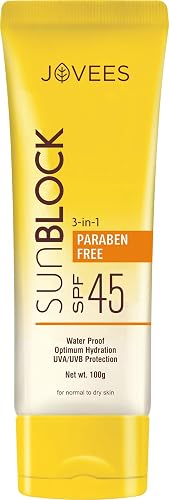 Jovees Anjeer & Carrot Sunblock with SPF 45 100g Beauty & Personal Care Jovees