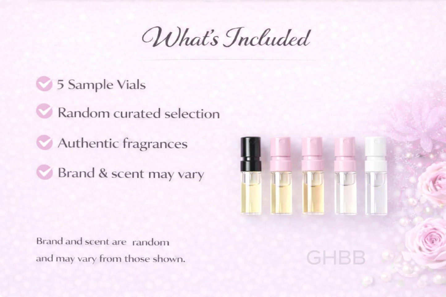 Perfume Trial Pack for Women - 5 Mini Fragrance Samples, Small Size Tester Set, Try New Scents Beauty & Personal Care GHBB