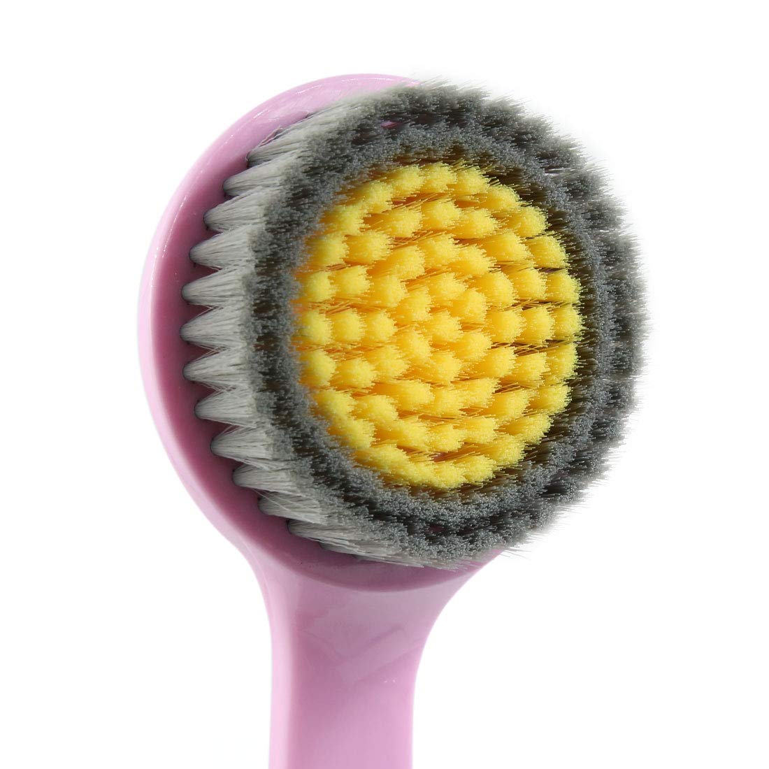 Ruilogod Pink Black Soft Bristle Good Performance Handle Body Brush Shower Scrubber 12.2inch (id: 39d d5b 35d b1e 39f Beauty and Personal Care Ruilogod