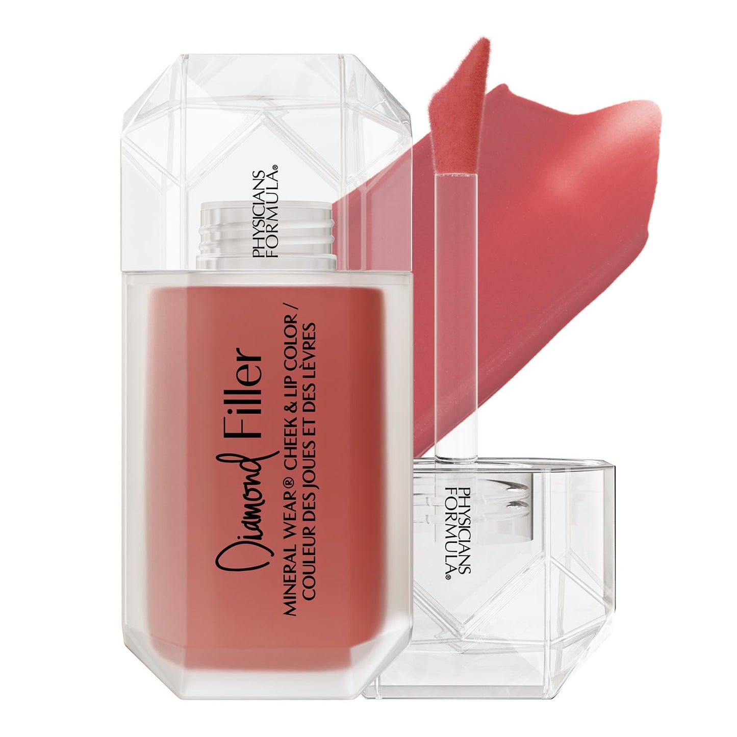 Physicians Formula Mineral Wear®Diamond Filler Cheek & Lip Color, Serum-to-Cream Multi-Use Liquid Blush Formula, Plumps & Smooths for Fuller Looking Beauty & Personal Care Physicians Formula