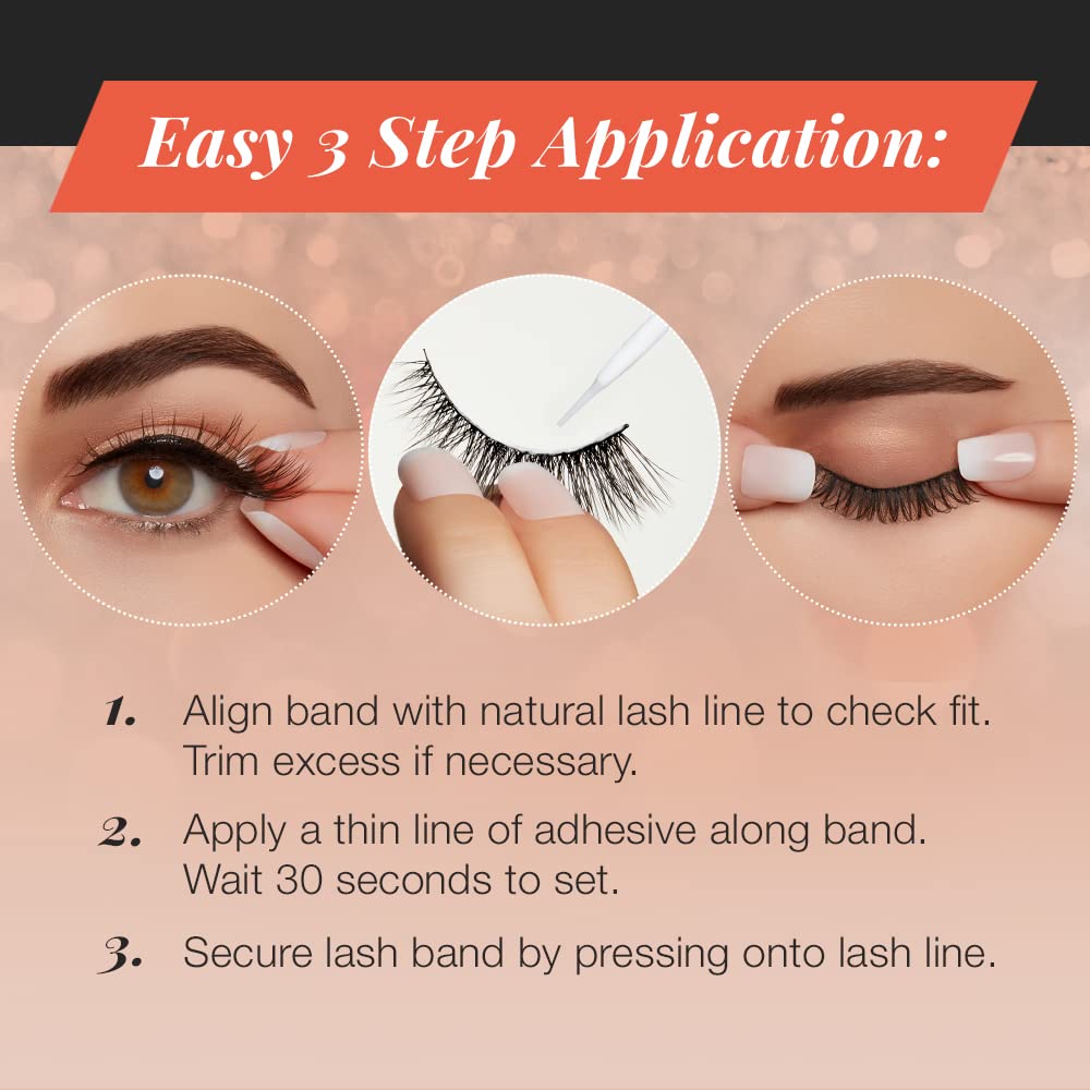 Ardell Naked Lashes Natural 432 with Invisiband - Lightweight, Natural False Eyelashes, Soft Volume Strip Lashes, 1 Pair Beauty & Personal Care Ardell
